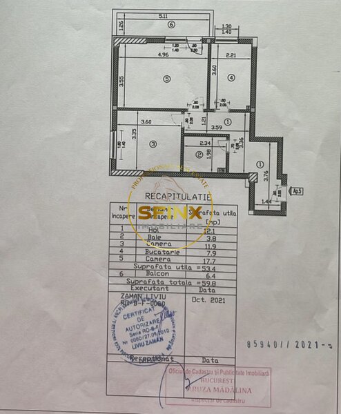 Baicului 2 camere, decomandat, 1/4, 2021 - centrala termica proprie